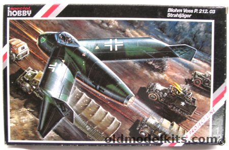 Special Hobby 1/72 Blohm & Voss P.212.03 Strahljager - (P212), SH72001 plastic model kit